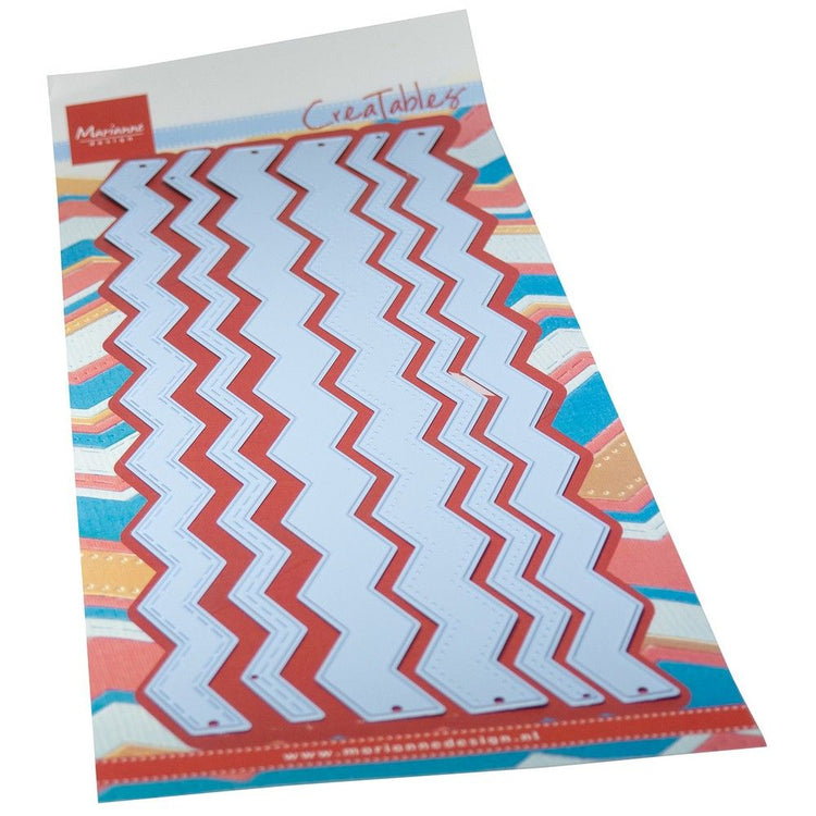Marianne design • bandes zigzag créables