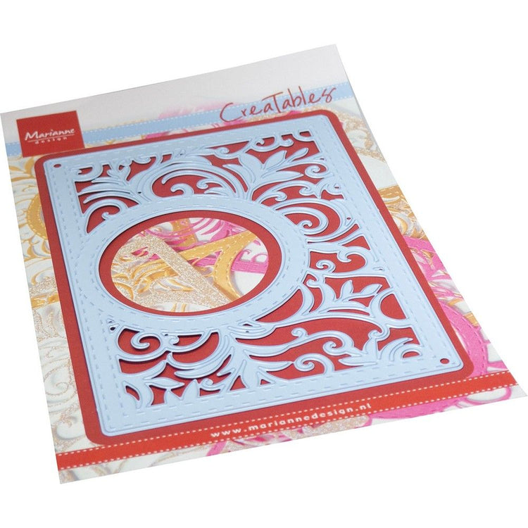 Marianne design • matrice de découpe créative rectangle tourbillonnant