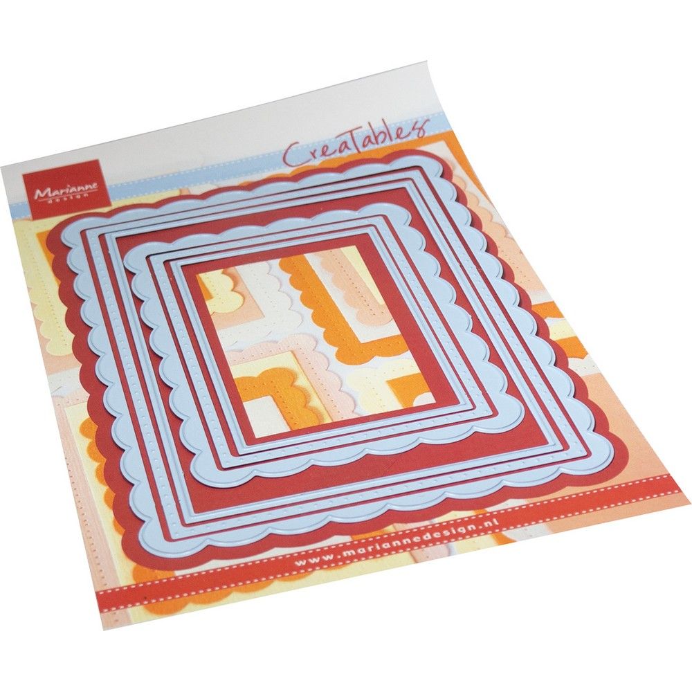 Marianne design • matrice de découpe créable rectangles festonnés