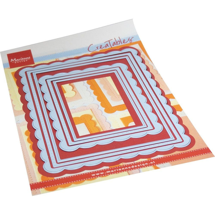 Marianne design • matrice de découpe créable rectangles festonnés