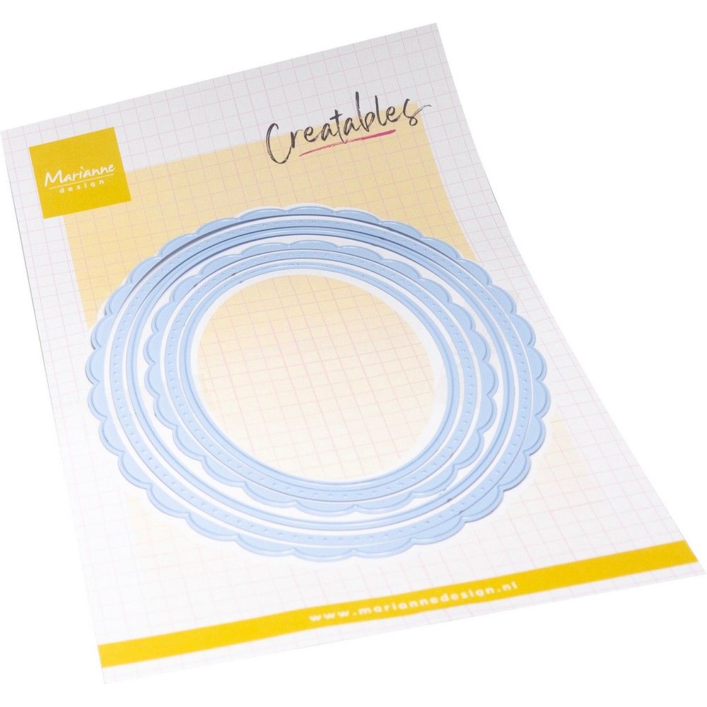 Marianne design • ovale festonné créable