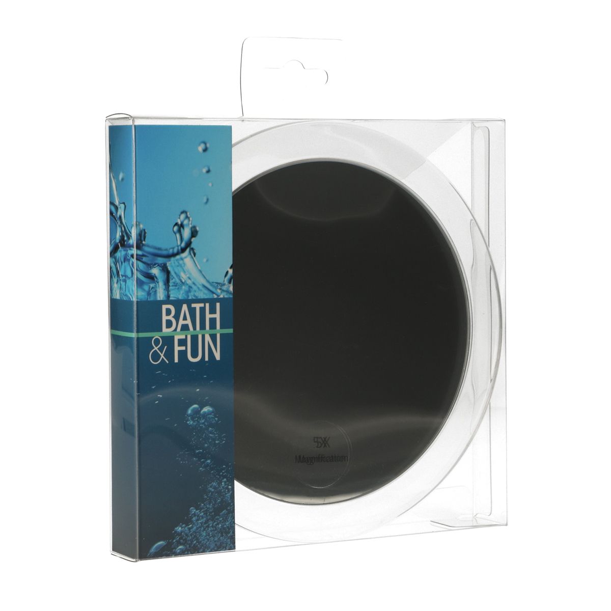 Miroir de salle de bain jvdl avec capuchon d'aspiration 5x grooting