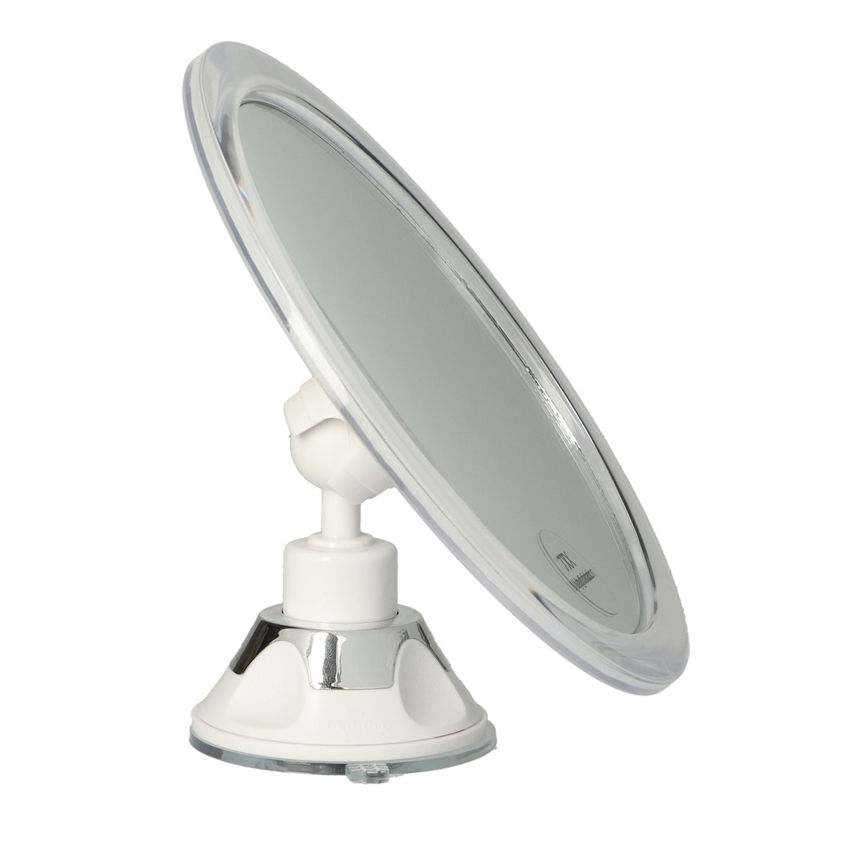 Miroir de salle de bain jvdl avec capuchon d'aspiration 7x grooting