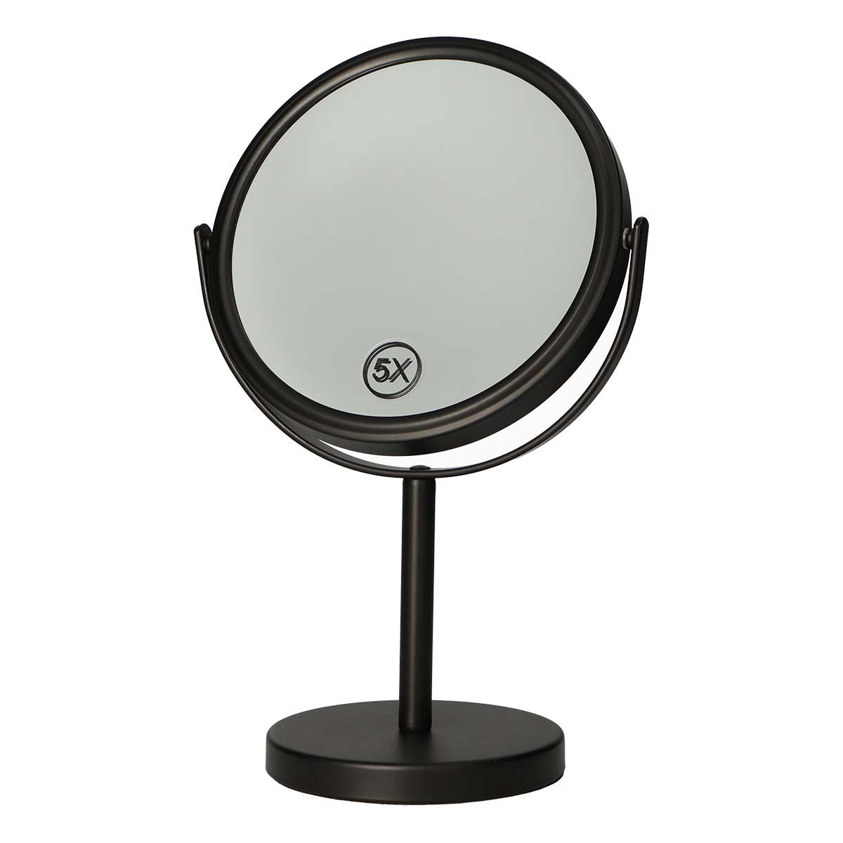 Miroir JVDL sur le pied Matt noir 30,5 cm 5x Magnification