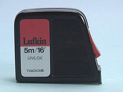 Mètre ruban Lufkin 5mtr 16' 19mm noir