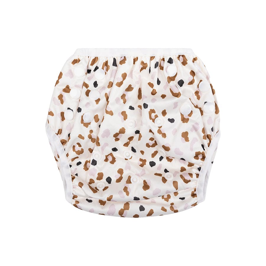 Léopard | Couche de natation lavable kaki