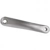 Cranche M-Wave aluminium 170 mm d'argent gauche