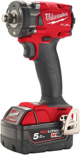 Milwaukee m18 fiw2f12-502x | 1 2 | carburant | clé à chocs à batterie | 18v | Batterie Li-Ion 5,0 Ah - 4933478444