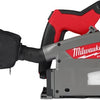 Scie plongeante à batterie de carburant Milwaukee m18 fps55-0p | 18v | sans piles ni chargeur | dans la boîte à outils packout - 4933478777