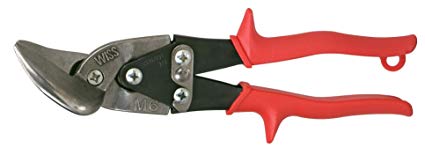 Ciseaux à métal Wiss 9 1-4 metalmaster coupe gauche rouge - m6r - m6r