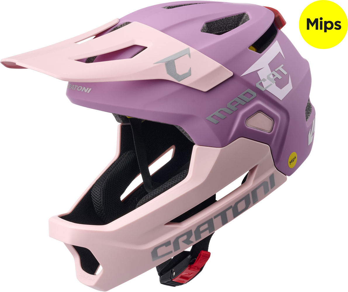 Cratoni madcat mips - casque intégral pour jeunes