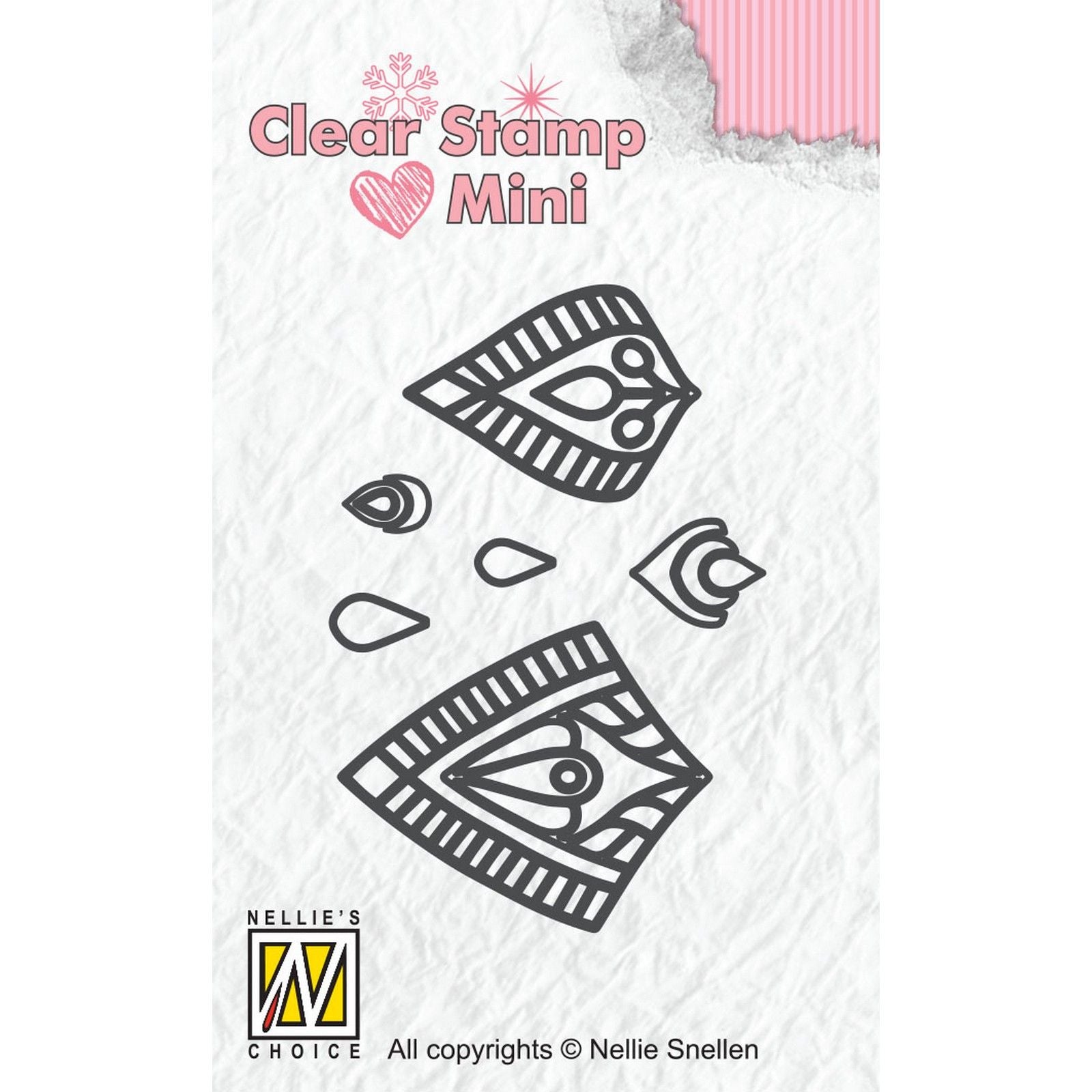 Le choix de Nellie • tampons transparents mandala mini fleur étoile