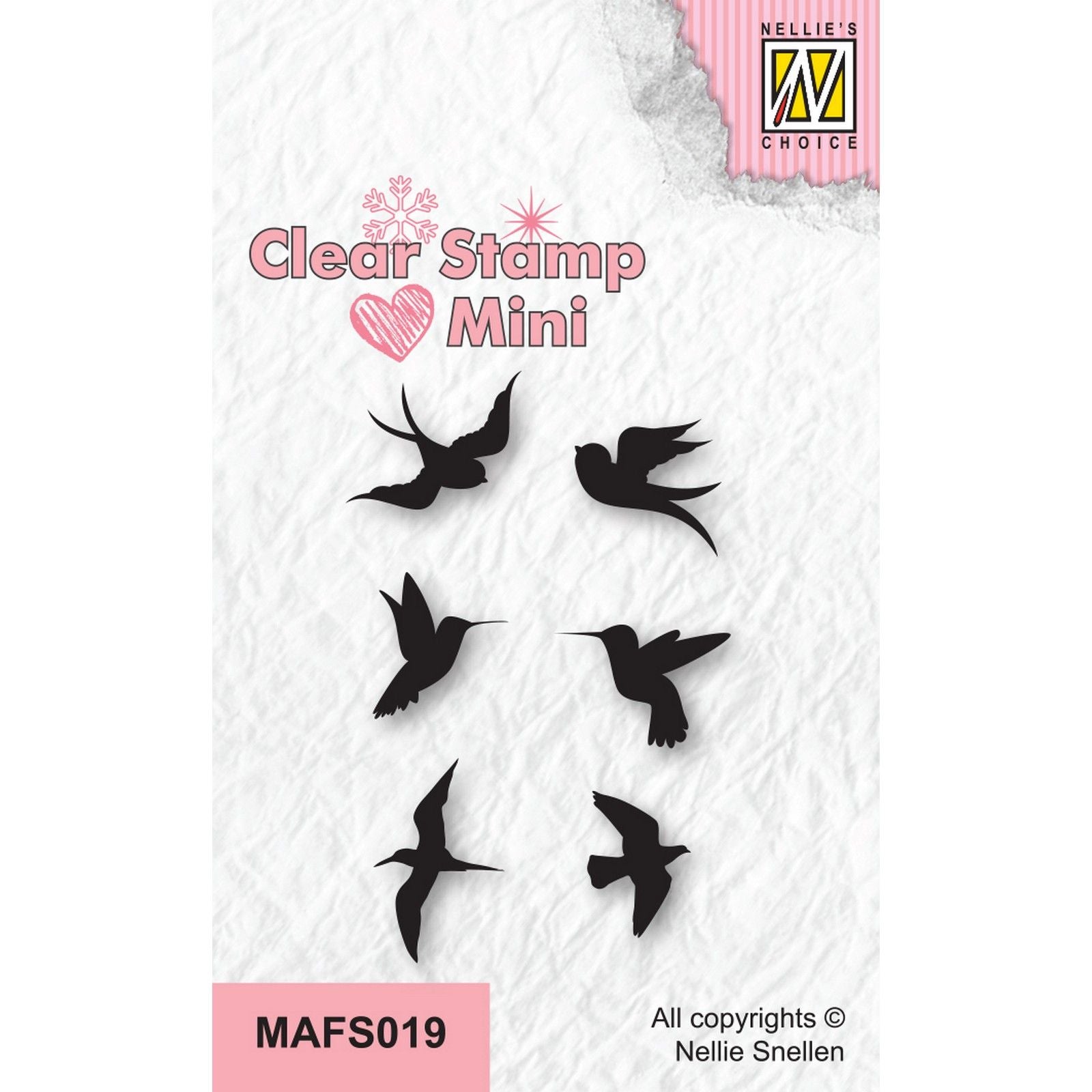 Le choix de Nellie • mini tampons transparents oiseaux-1