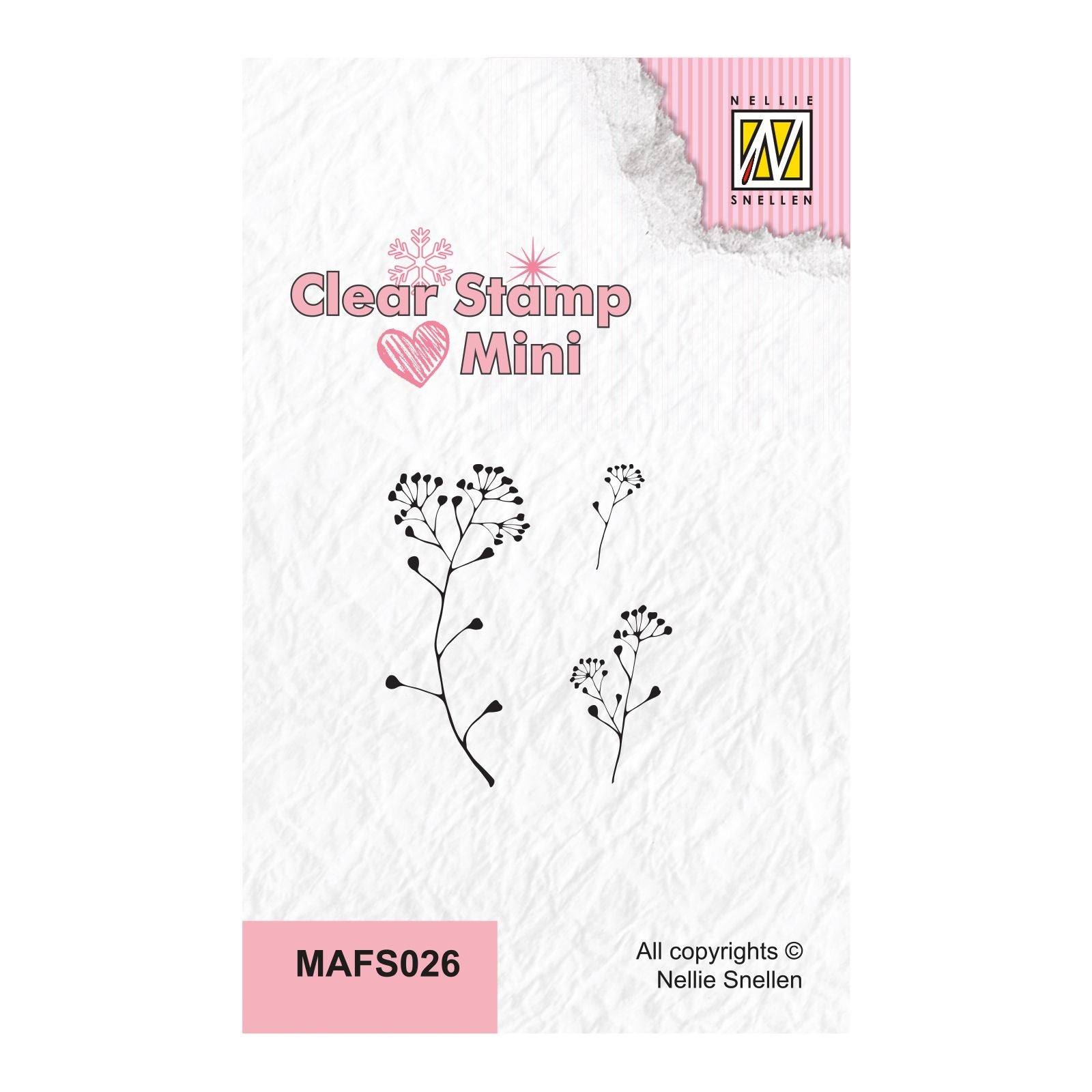 Le choix de Nellie • mini tampons transparents embelliefer branche