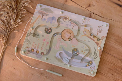 Labyrinthe magnétique Little Dutch Safari Friends FSC