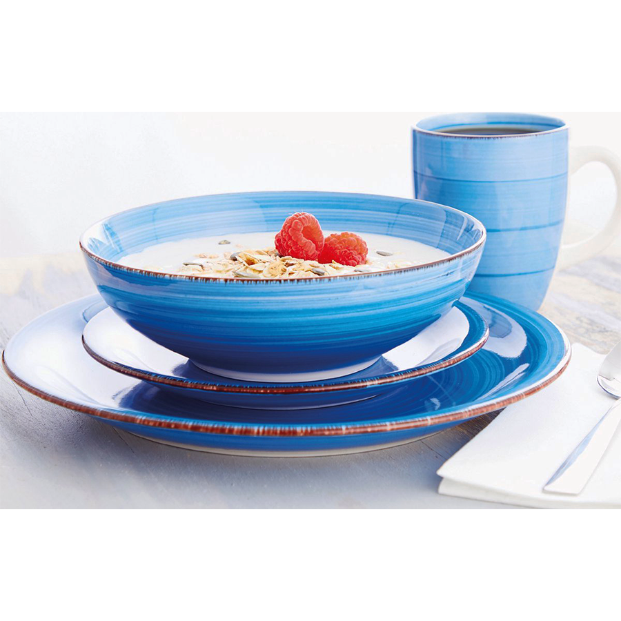 Maizinger service de table bleu 16 pièces