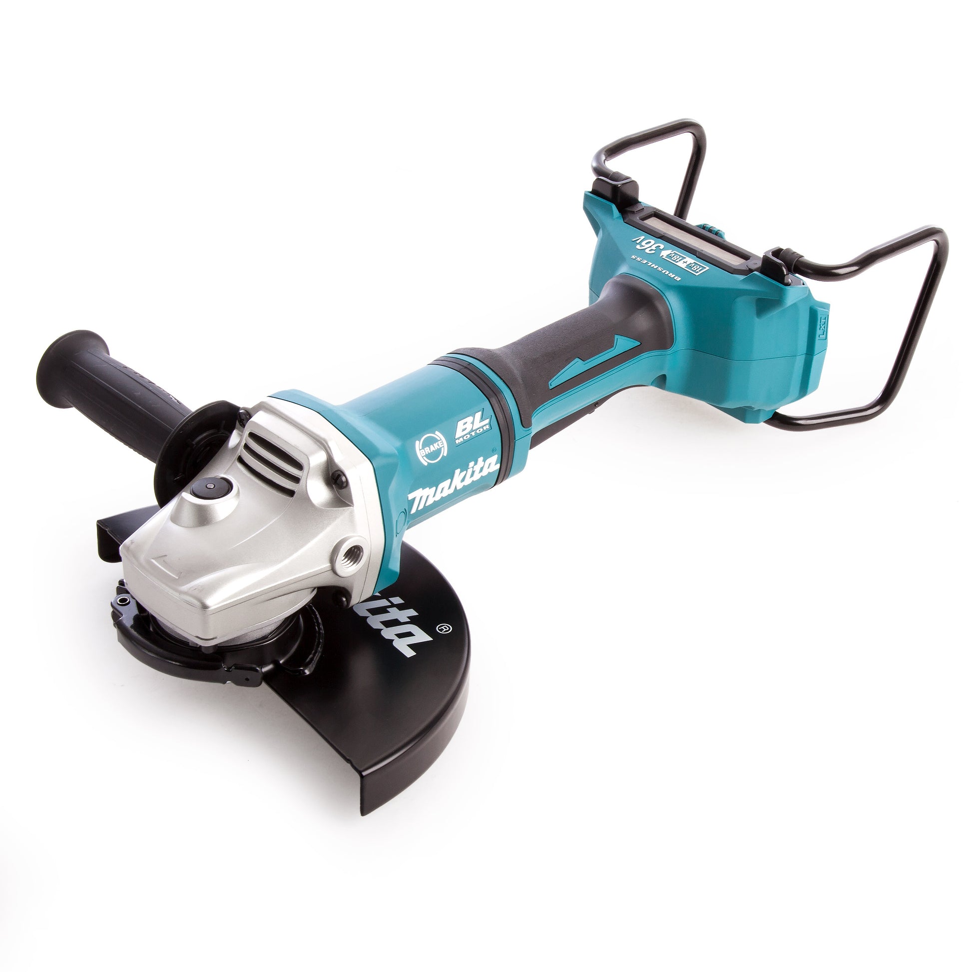 Makita dga900zkx2 | 2x18v | meuleuse d'angle 230mm | ézynut m14 | sans piles ni chargeur en étui - dga900zkx2