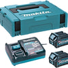Kit de démarrage de batterie Makita xgt dc40ra 2xbl4025