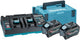 Kit de démarrage de batterie Makita xgt dc40rb 2xbl4050f