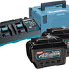 Kit de démarrage de batterie Makita xgt dc40rb 2xbl4080f