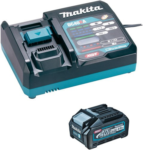 Kit de démarrage de batterie Makita xgt dc40ra 1xbl4040