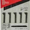 Accessoires Makita lame de scie sauteuse b29 - t101ao | 5 pièces - a-80400