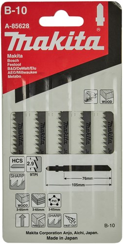 Lame de scie sauteuse Makita b10 (5pcs)