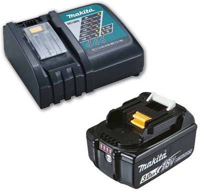 Accessoires Makita kit de démarrage 18 v 3,0ah bl1830b + chargeur dc18rc - 191a24-4