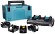 Makita kit de démarrage de batterie lxt dc18rd 4xbl1850b
