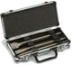 Accessoires Makita Jeu de 3 burins SDS plus : burin pointu, plat et plat dans un coffret en aluminium D-42357 - D-42357