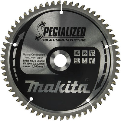 Accessoires Makita lame de scie à tronçonner | aluminium | 190x20x2.0 60t -5g - b-33283