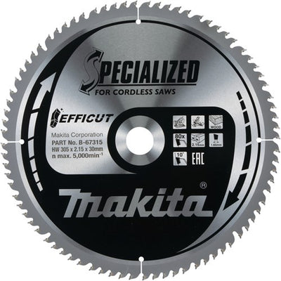 Accessoires Makita lame de scie à tronçonner bois - b-67315