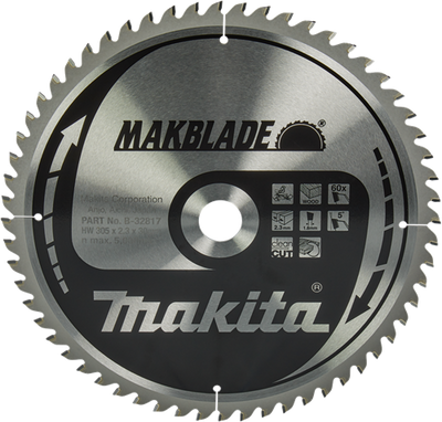 Accessoires Makita lame de scie à tronçonner bois | Makblade 305x30x2.3 60t 5g - b-32817 - b-32817
