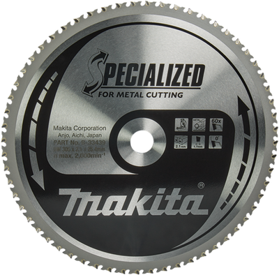 Accessoires Makita lame de scie à tronçonner acier | spécialisé 305x25,4x2,1 60t 0g - b-33439 - b-33439