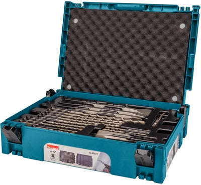 Accessoires Makita b-53877 | jeu de forets et burins sds-plus | 17 pièces | dans mbox1 - b-53877