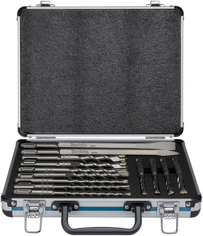 Accessoires Makita b-64674 | jeu de burins pb4s sds+ | SDS-plus 13 pièces | en coffret aluminium - b-64674