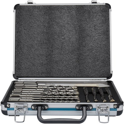 Accessoires Makita b-64674 | jeu de burins pb4s sds+ | SDS-plus 13 pièces | en coffret aluminium - b-64674