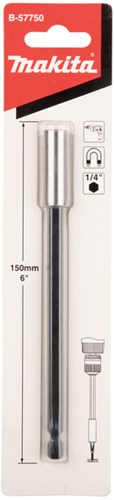 Accessoires Makita porte-embout magnétique 1 4 x150mm - b-57750 - b-57750