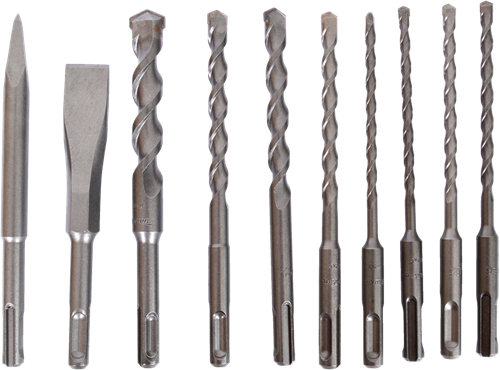 Makita accessoires jeu de forets et burins 10 pièces - d-46361 d-46361