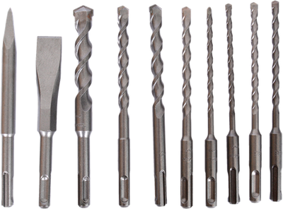 Makita accessoires jeu de forets et burins 10 pièces - d-46361 d-46361