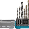 Makita accessoires jeu de forets pierre bois métal 9 pièces - d-71962
