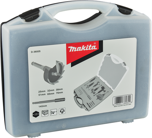 Makita accessoires jeu de forets à culasse 7 pièces - d-36005 d-36005