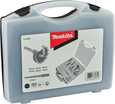 Makita accessoires jeu de forets à culasse 7 pièces - d-36005 d-36005