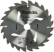 Accessoires Makita lame de scie circulaire bois | 165x20x1,6 24t 18g - e-15643 - e-15643