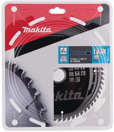 Accessoires Makita lame de scie circulaire bois 216x30x2,1 60t - b-09058