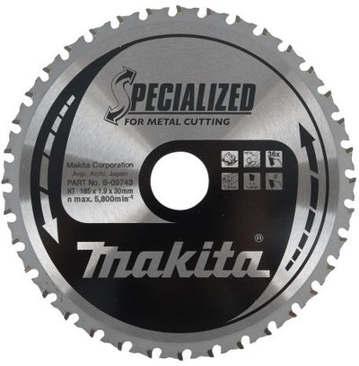 Accessoires Makita lame de scie circulaire métal 136x20x1,5 30t 0g - b-07319