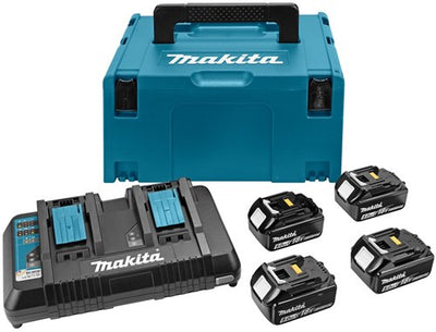 Ensemble combiné d'accessoires Makita dc18rd 4xbl1850 - 197158-5