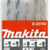 Accessoires Makita d-20769 jeu de forets 1 4 forme e - d-20769