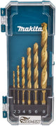 Accessoires Makita d-72833 | jeu de forets à métaux | Boîte HSS 6 pièces - d-72833