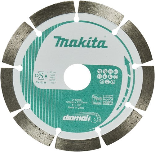 Accessoires Makita disque diamant 125x22,23x1,8mm - d-80086